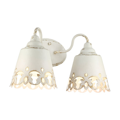 Eloise 2-light Vanity in Antique Ivory