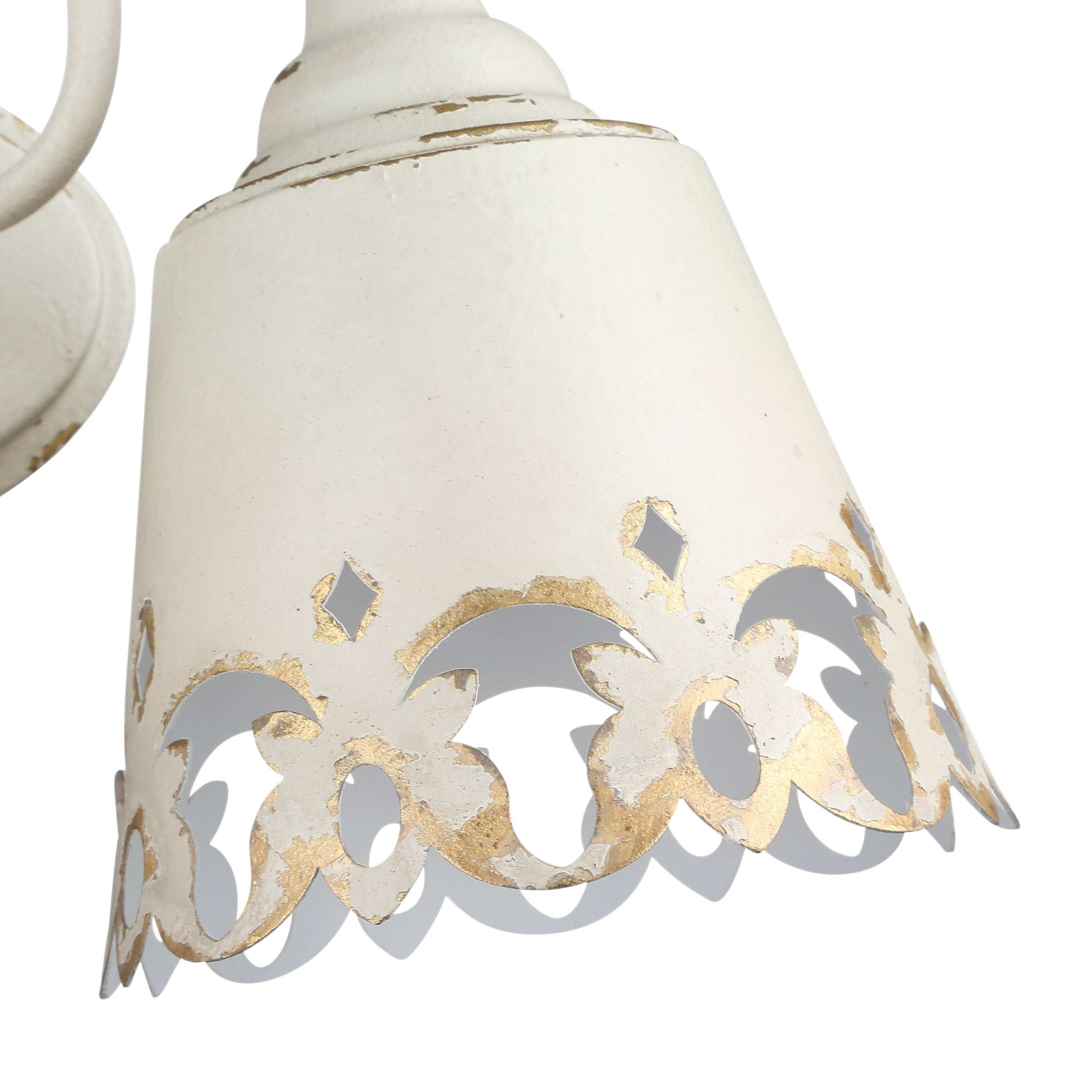 Eloise 2-light Vanity in Antique Ivory