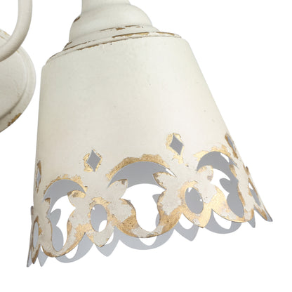 Eloise 2-light Vanity in Antique Ivory