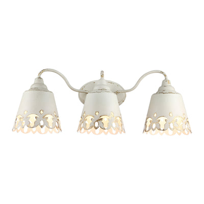 Eloise 3-light Vanity in Antique Ivory - Golden Lighting
