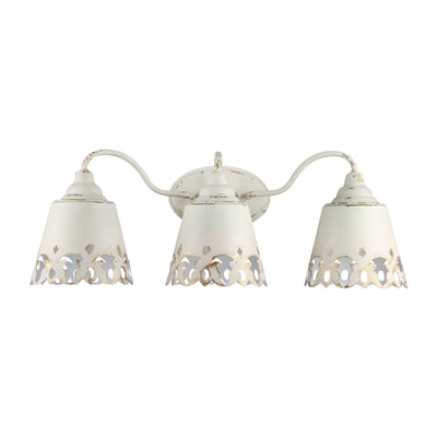 Eloise 3-light Vanity in Antique Ivory, alternate view - Golden Lighting