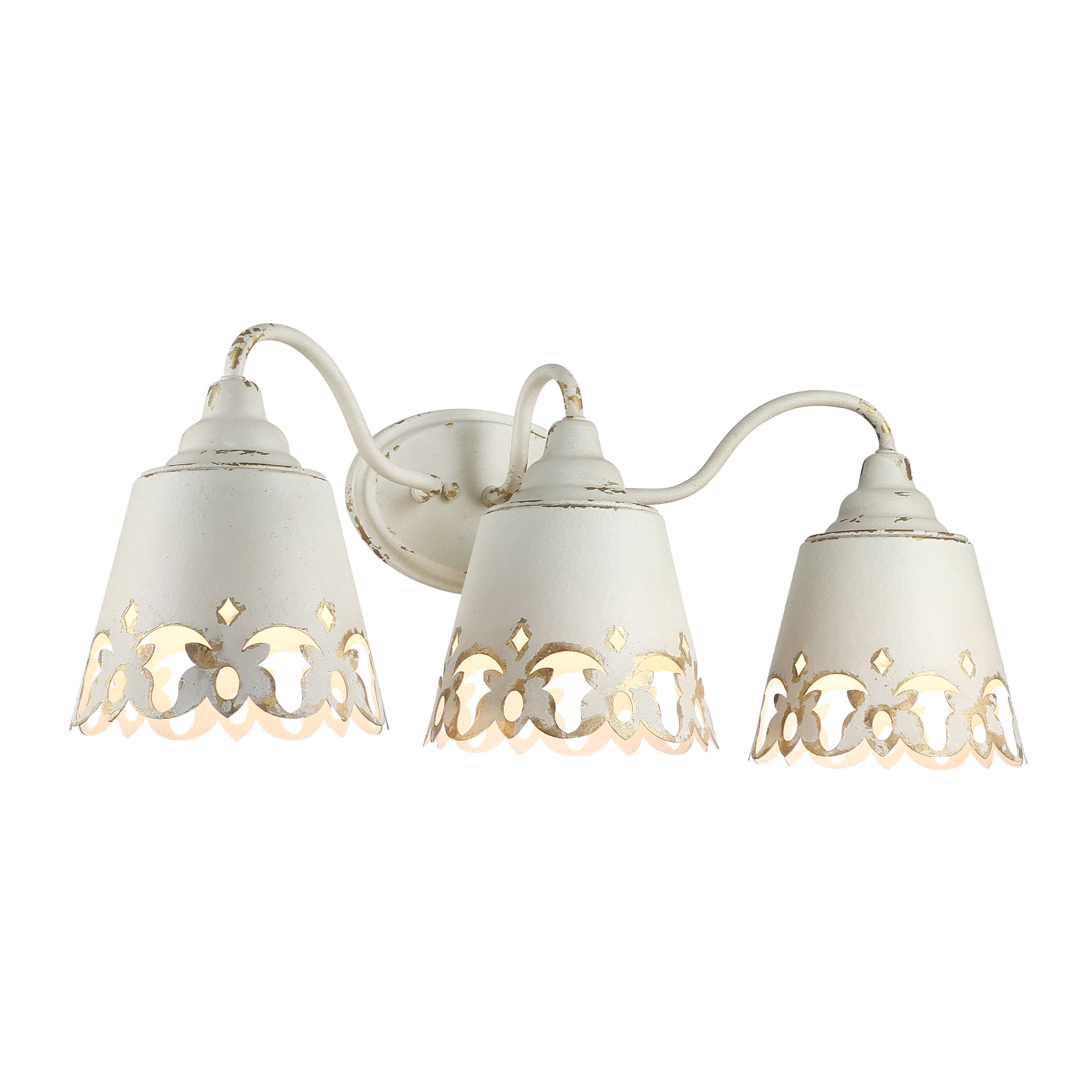 Eloise 3-light Vanity in Antique Ivory