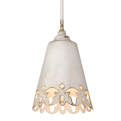 Eloise 1-light Pendant in Antique Ivory