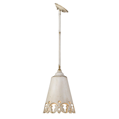 Eloise 1-light Pendant in Antique Ivory