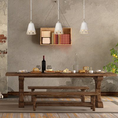 Eloise 1-light Pendant in Antique Ivory