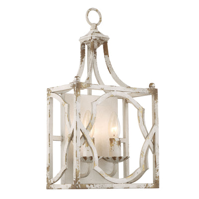 Laurent 2-light Wall Sconce in Antique Ivory - Golden Lighting