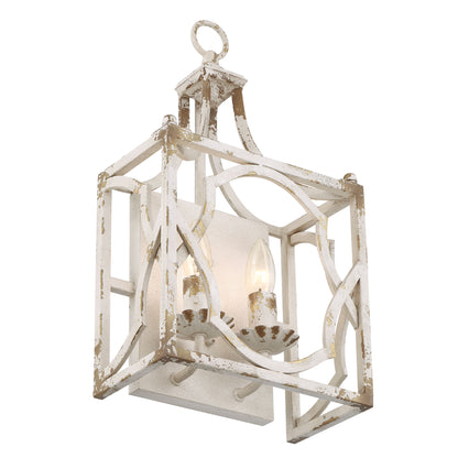 Laurent 2-light Wall Sconce in Antique Ivory