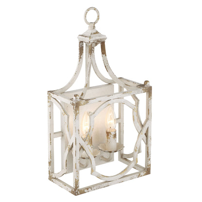 Laurent 2-light Wall Sconce in Antique Ivory