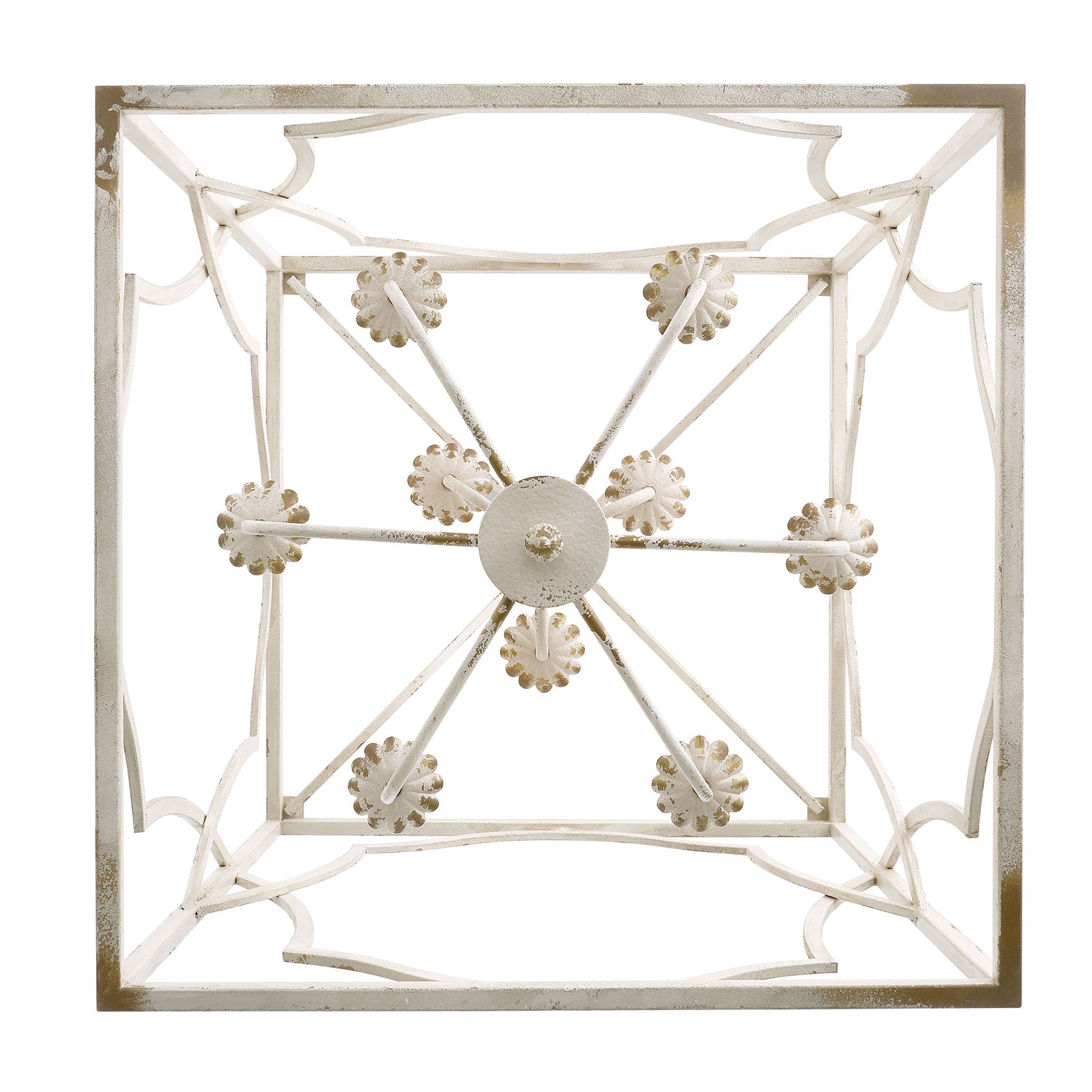 Golden Lighting Laurent 9-light Pendant in Antique Ivory - - Golden Lighting
