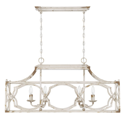 Laurent 6-light Island Light in Antique Ivory