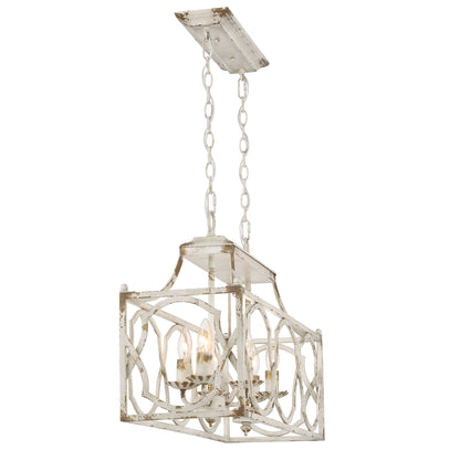 Laurent 6-light Island Light in Antique Ivory