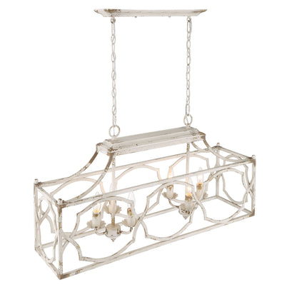 Laurent 6-light Island Light in Antique Ivory