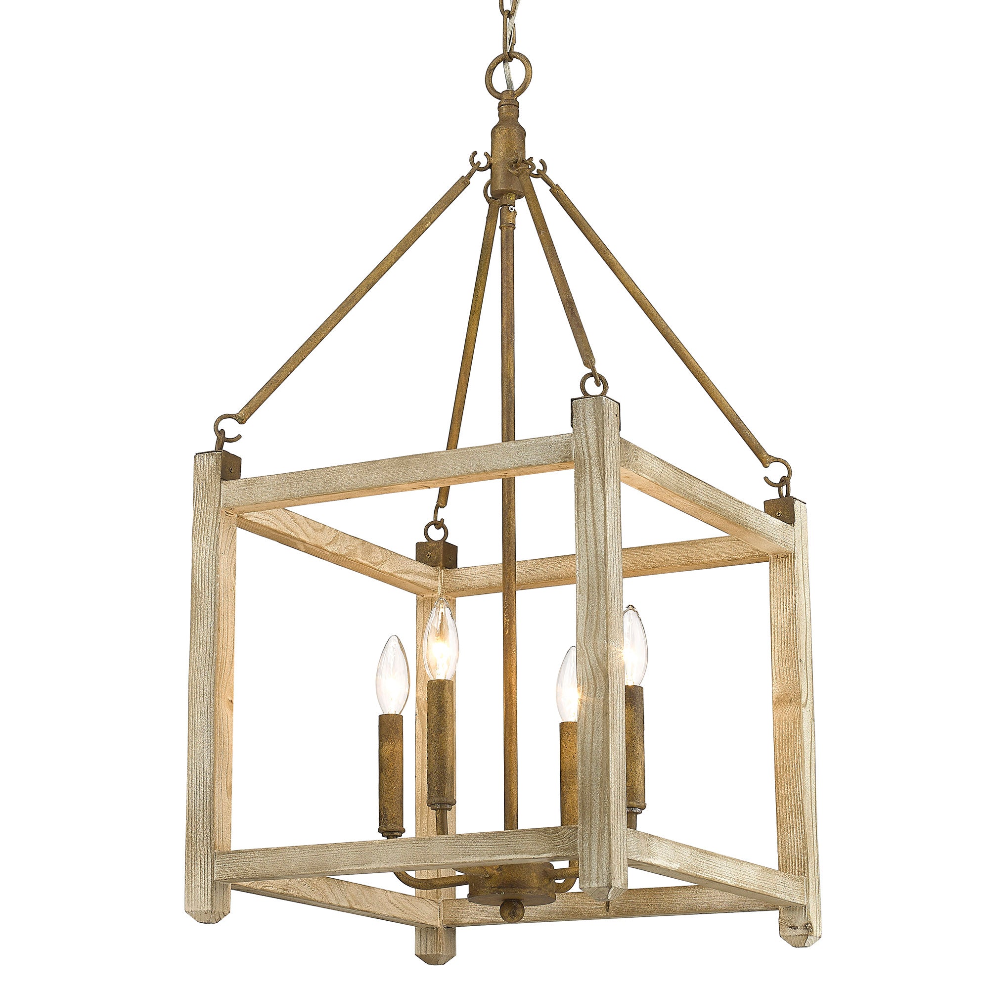 Orville 4-light Pendant in Burnished Chestnut