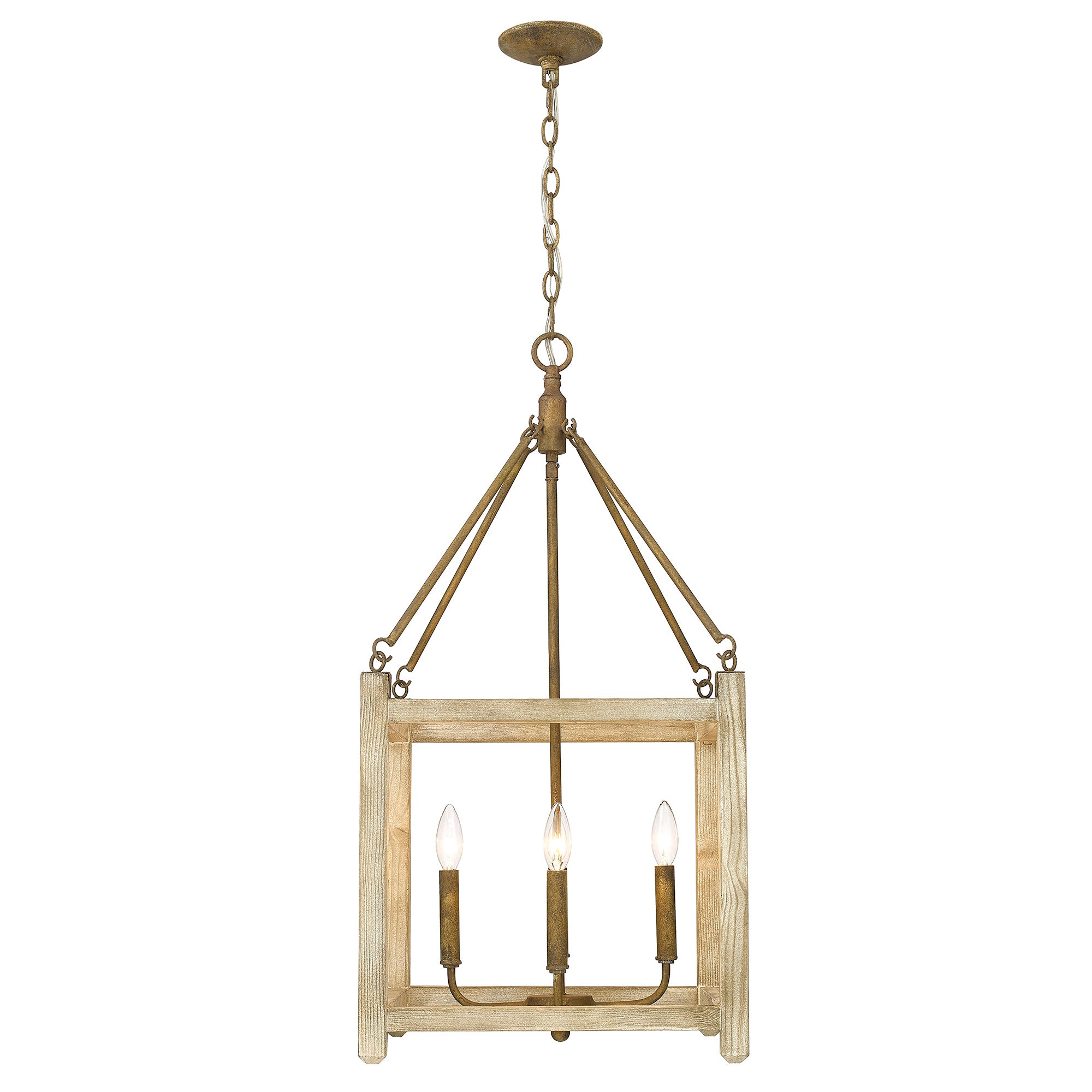 Orville 4-light Pendant in Burnished Chestnut