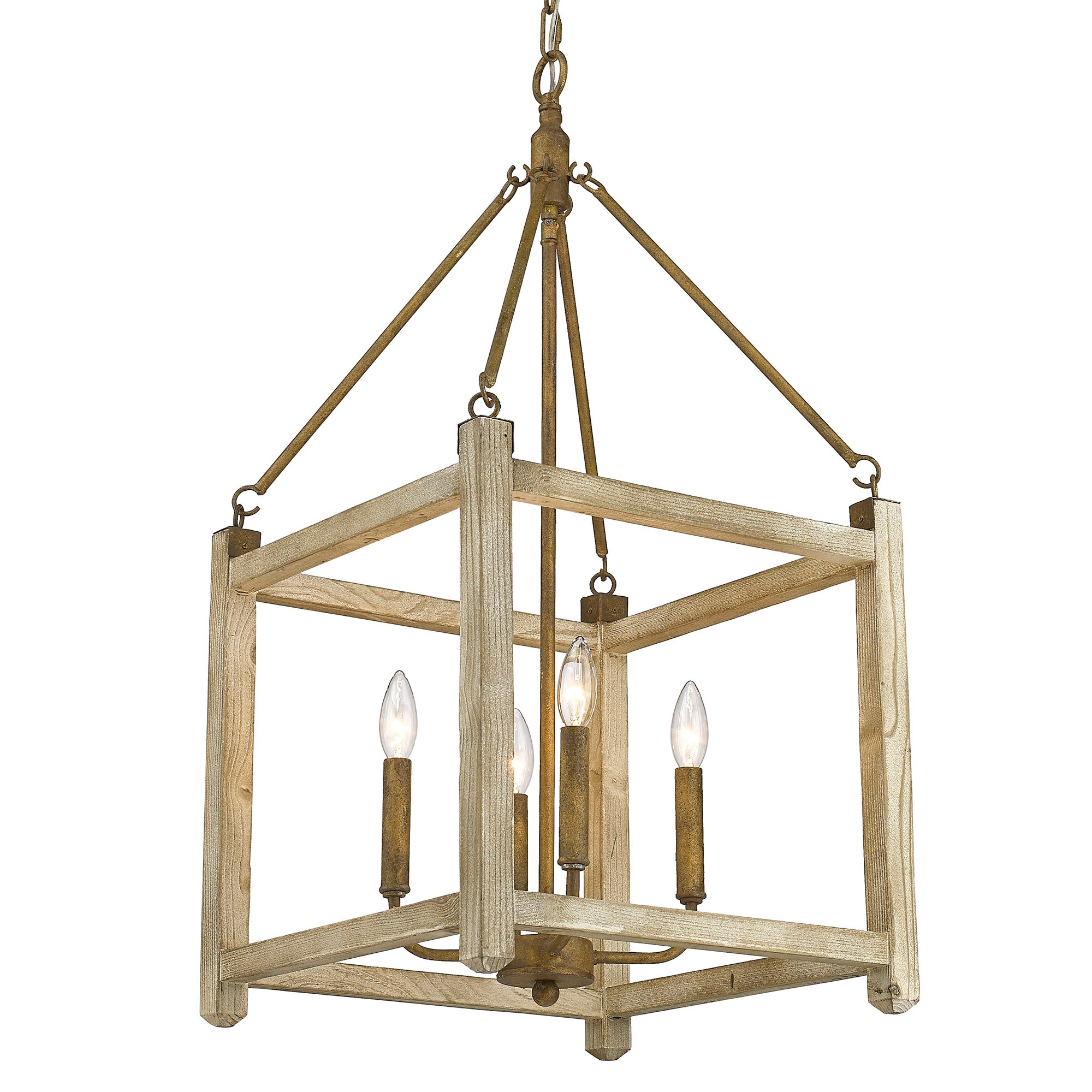 Orville 4-light Pendant in Burnished Chestnut