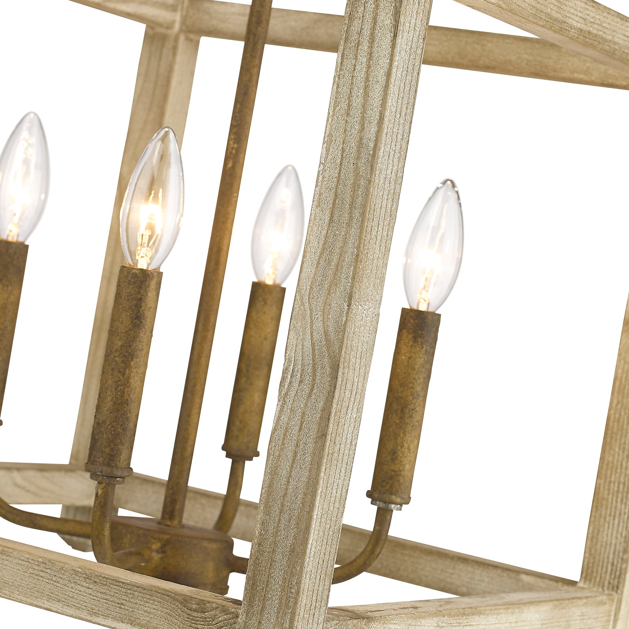 Orville 4-light Pendant in Burnished Chestnut