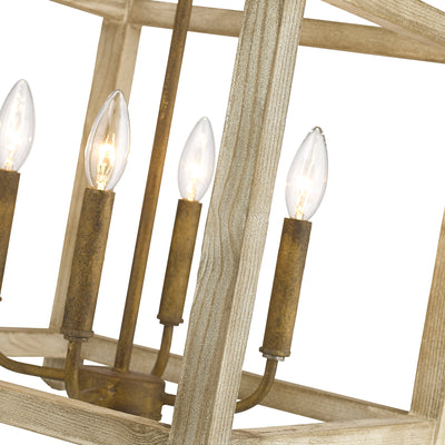 Orville 4-light Pendant in Burnished Chestnut