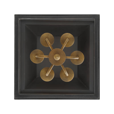 Golden Lighting Christoff 6-light Pendant in Antique Black Iron - - Golden Lighting