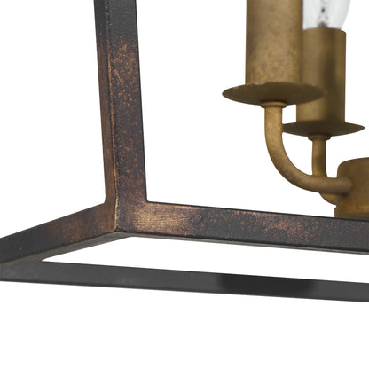 Golden Lighting Christoff 8-light Island Light in Antique Black Iron - - Golden Lighting
