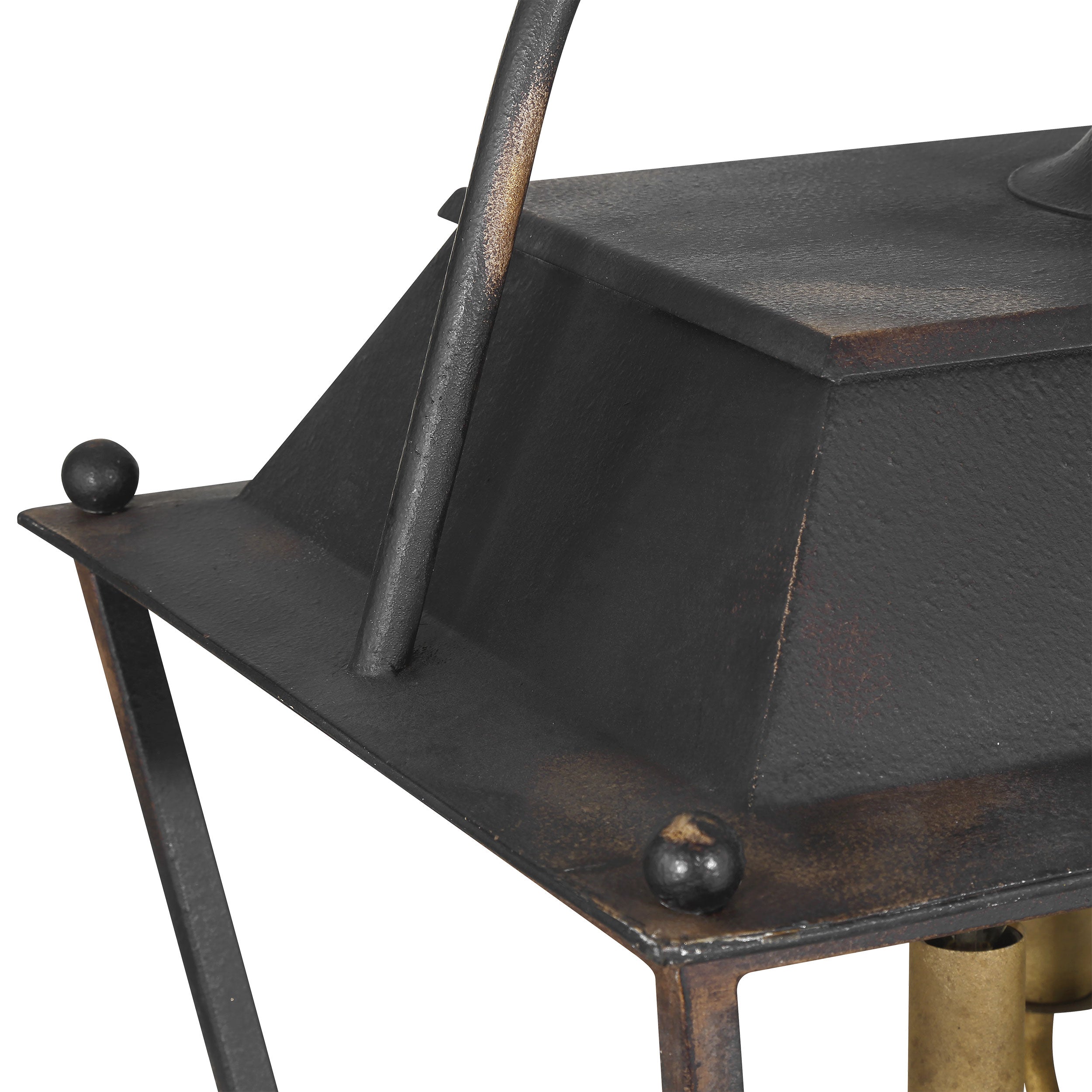 Golden Lighting Christoff 8-light Island Light in Antique Black Iron - - Golden Lighting