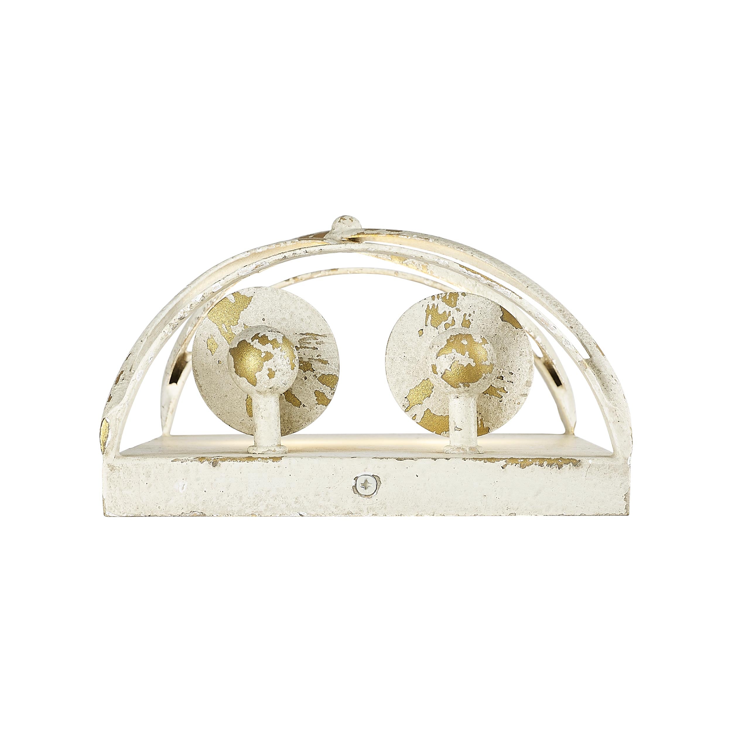 Golden Lighting Alcott 2-light Wall Sconce in Antique Ivory - - Golden Lighting