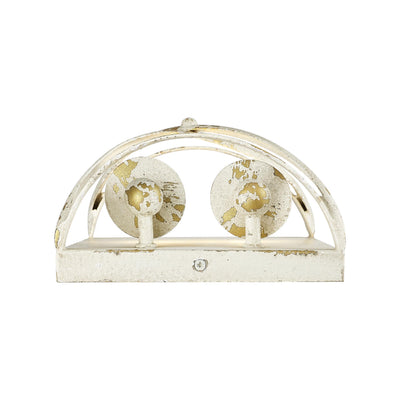 Golden Lighting Alcott 2-light Wall Sconce in Antique Ivory - - Golden Lighting