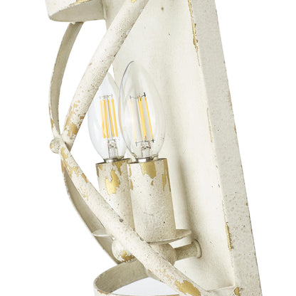 Golden Lighting Alcott 2-light Wall Sconce in Antique Ivory - - Golden Lighting