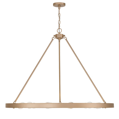 Golden Lighting Castile 12-light Semi-Flush Mount in French Gold - - Golden Lighting