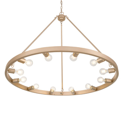 Golden Lighting Castile 12-light Chandelier in French Gold - - Golden Lighting