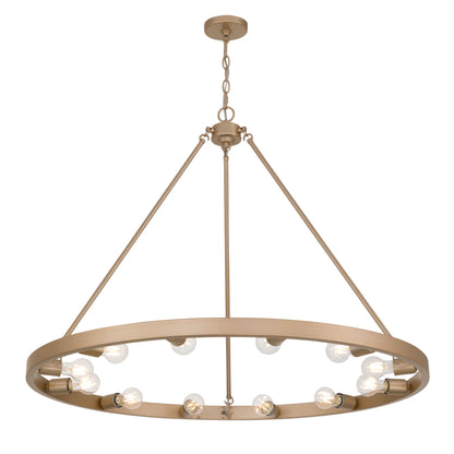 Golden Lighting Castile 12-light Chandelier in French Gold - - Golden Lighting