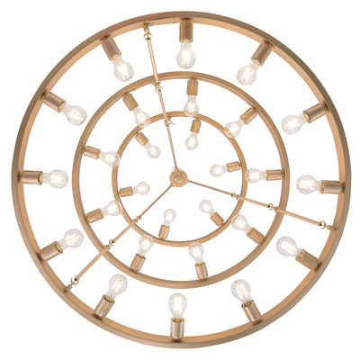 Golden Lighting Castile 27-light 2-tier Chandelier (6+9+12) in French Gold - - Golden Lighting