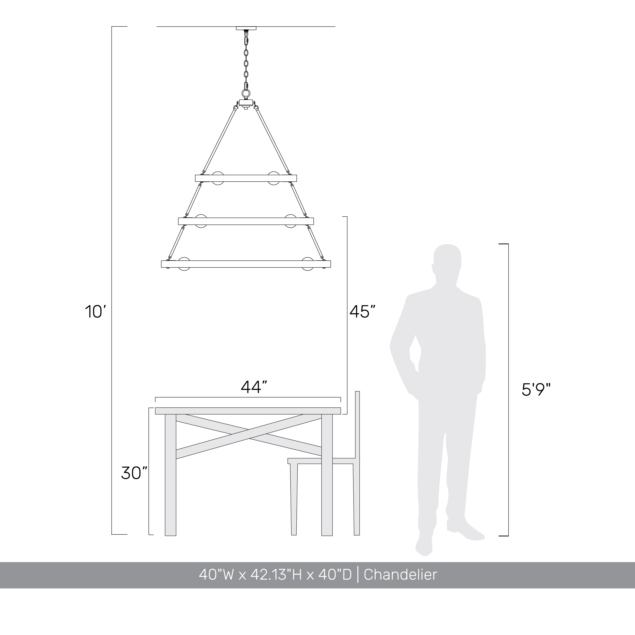 Golden Lighting Castile 27-light 2-tier Chandelier (6+9+12) in French Gold - - Golden Lighting
