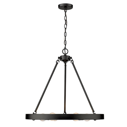 Castile 6-light Chandelier in Matte Black