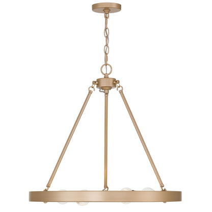 Castile 6-light Chandelier in French Gold