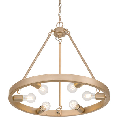 Castile 6-light Chandelier in French Gold