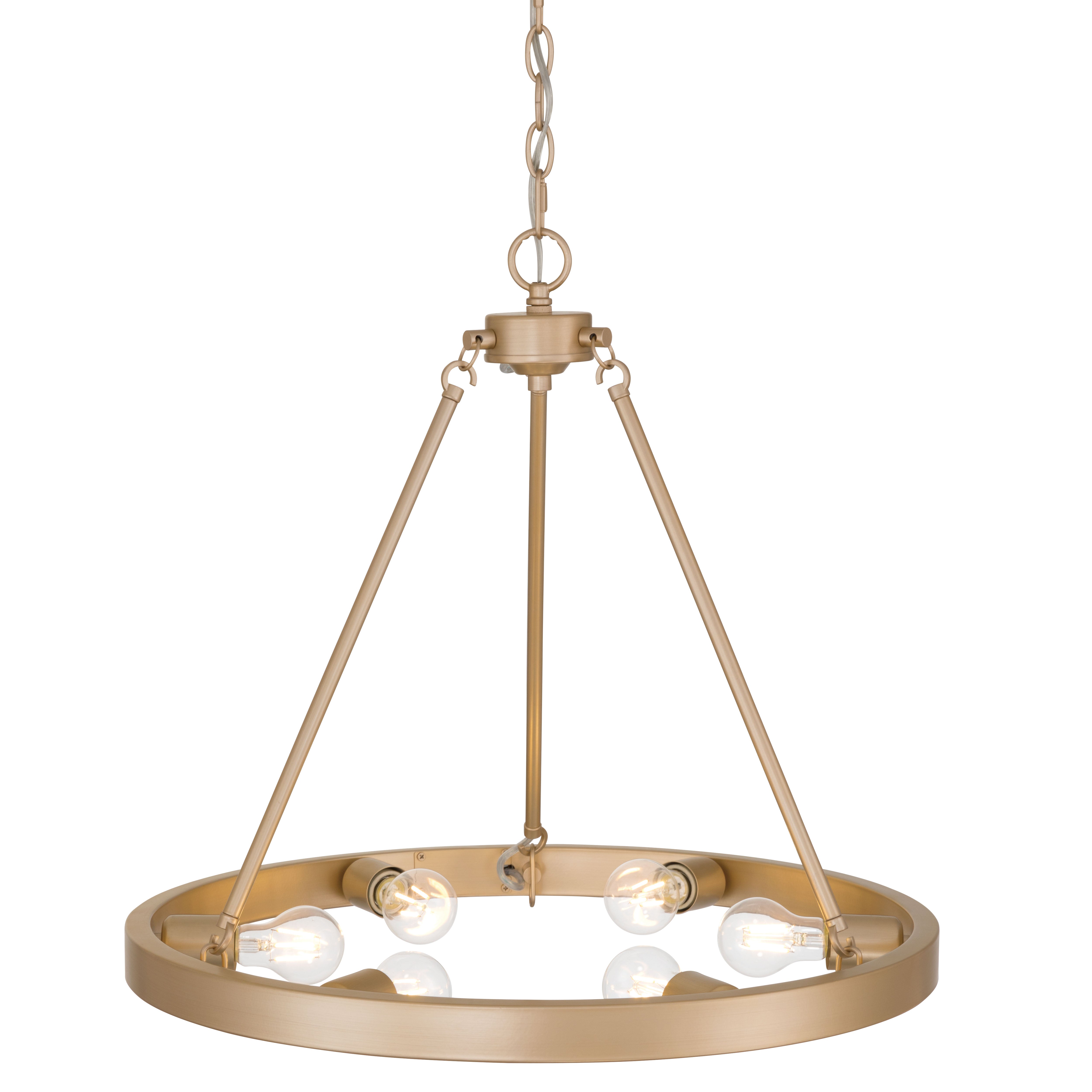 Castile 6-light Chandelier in French Gold