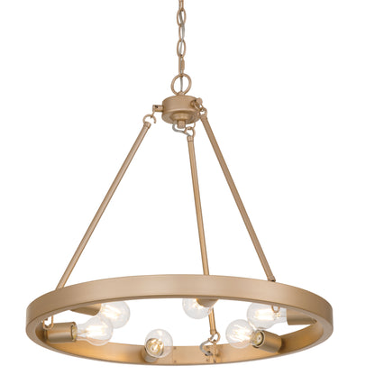 Castile 6-light Chandelier in French Gold