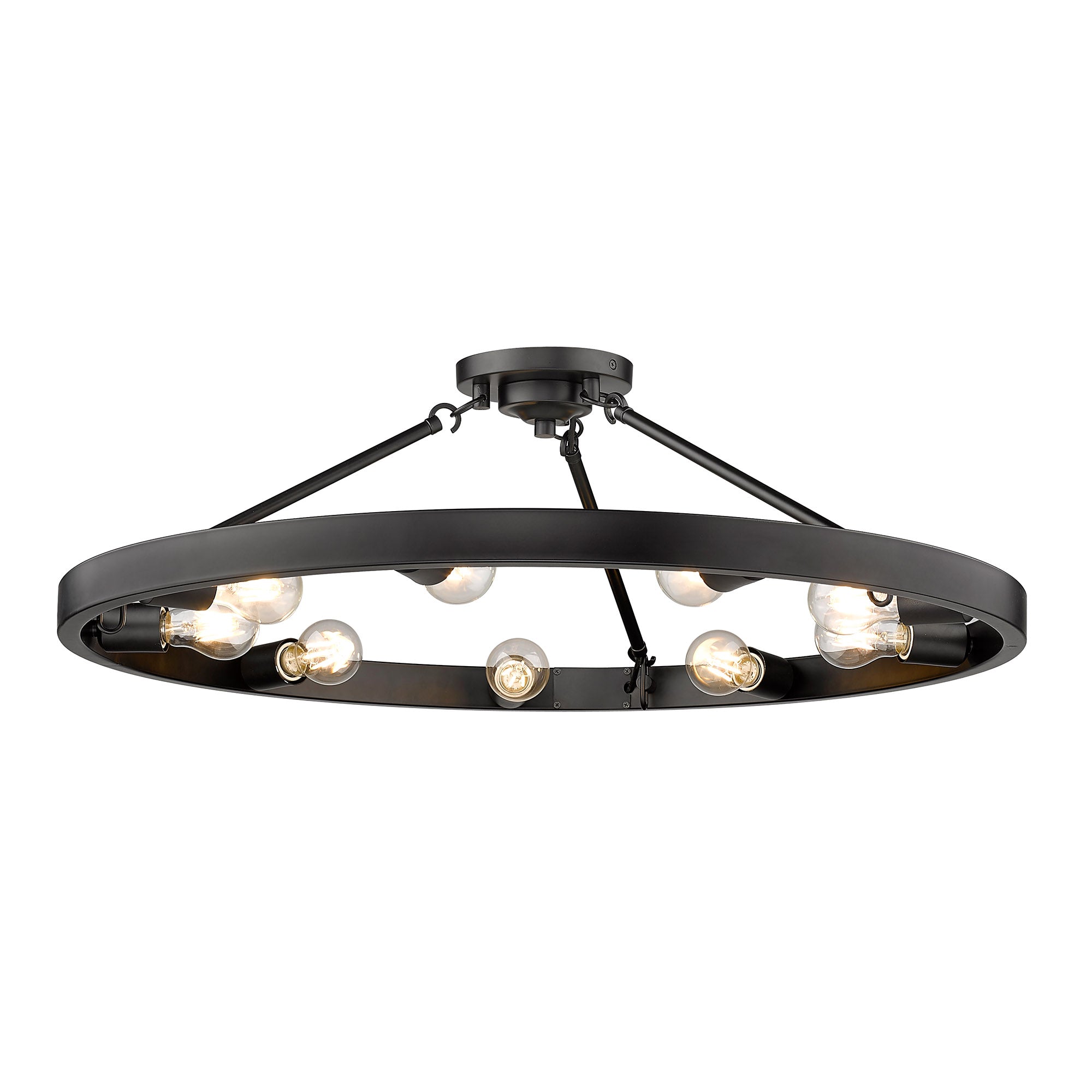 Castile 9 Light Semi-Flush - - Golden Lighting