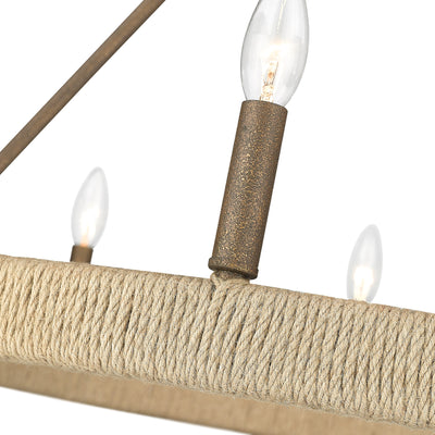 Yates 9-light Chandelier in Burnished Chestnut