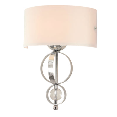 Golden Lighting Cerchi 1-light Wall Sconce in Chrome - - Golden Lighting