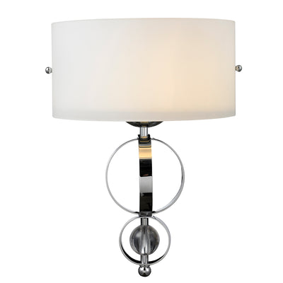 Golden Lighting Cerchi 1-light Wall Sconce in Chrome - - Golden Lighting