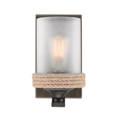 Chatham 1-light Vanity in Gunmetal Bronze - - Golden Lighting