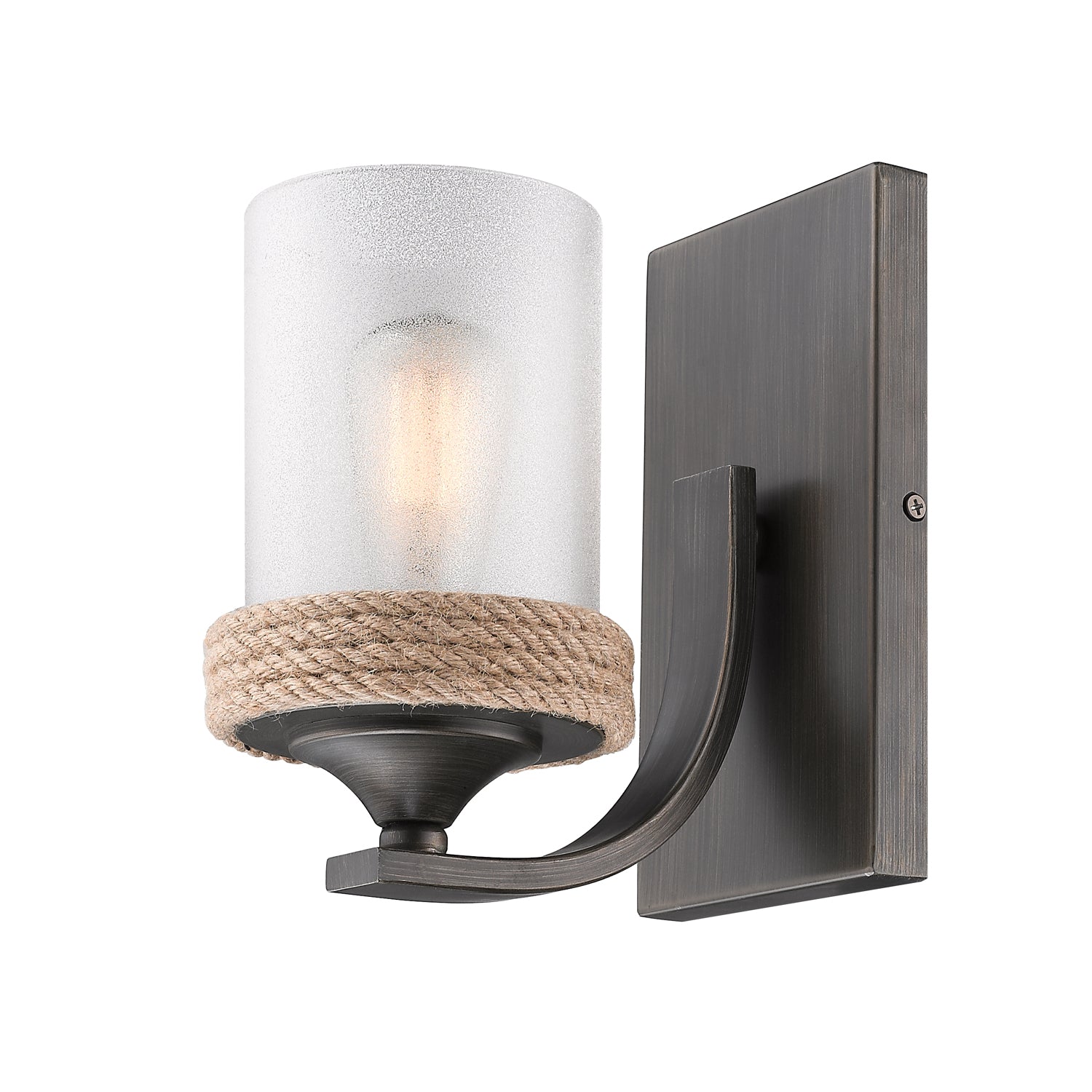 Chatham 1-light Vanity in Gunmetal Bronze - - Golden Lighting