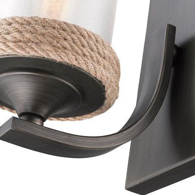 Chatham 1-light Vanity in Gunmetal Bronze - - Golden Lighting