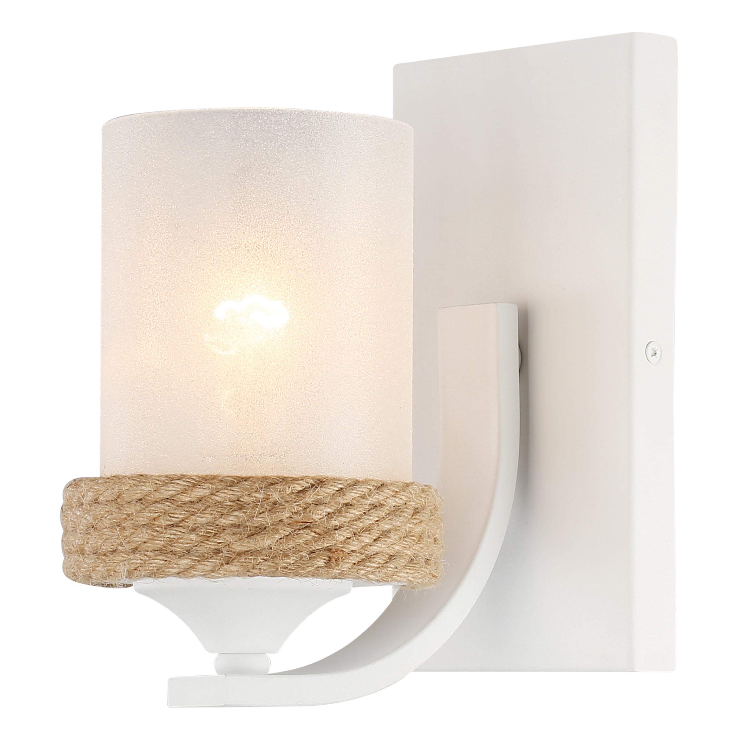 Chatham 1-light Vanity in Natural White - - Golden Lighting