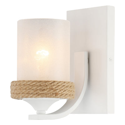 Chatham 1-light Vanity in Natural White - - Golden Lighting