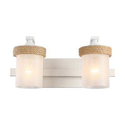 Chatham 2-light Vanity in Natural White - - Golden Lighting