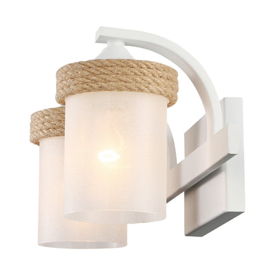 Chatham 2-light Vanity in Natural White - - Golden Lighting