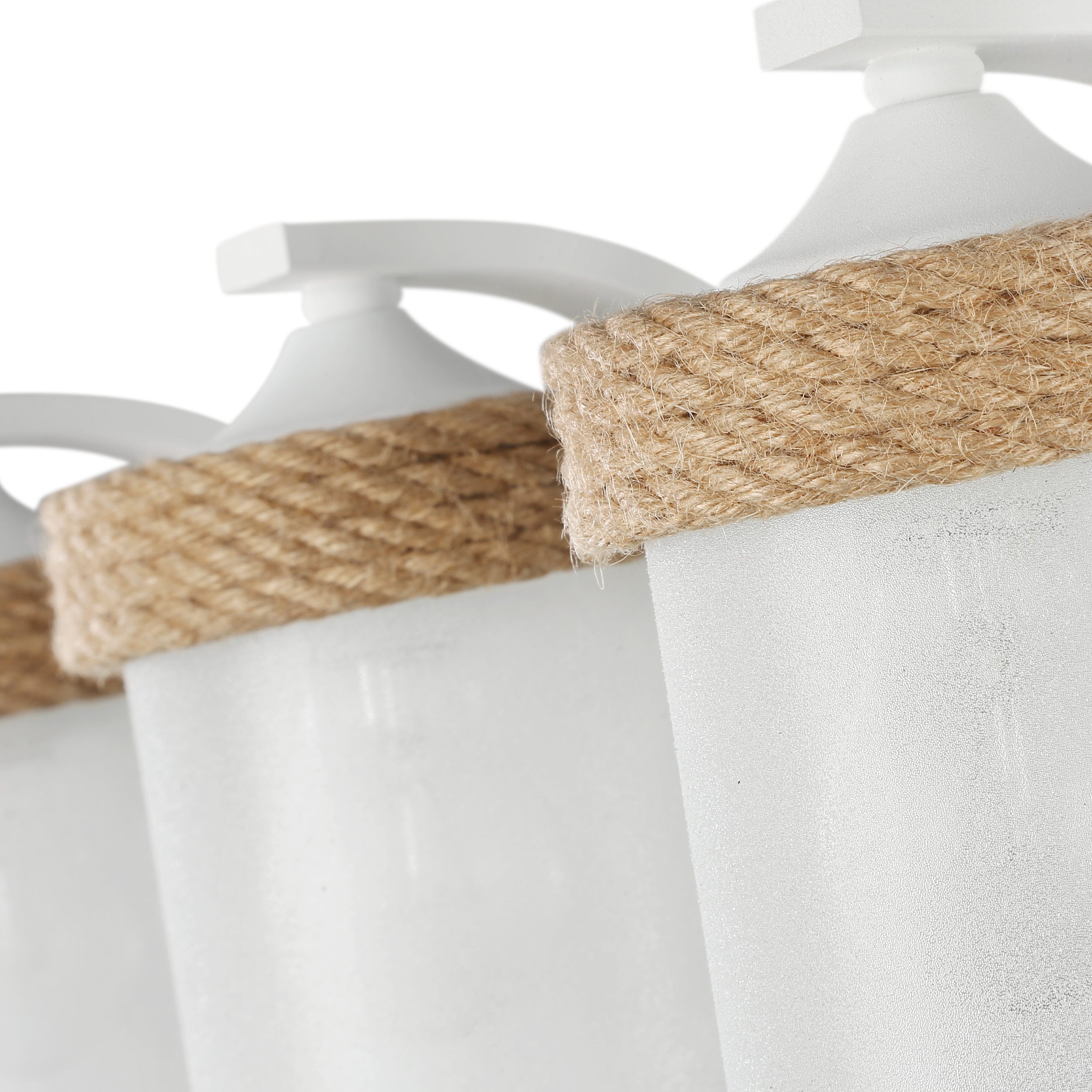 Chatham 3-light Vanity in Natural White - - Golden Lighting