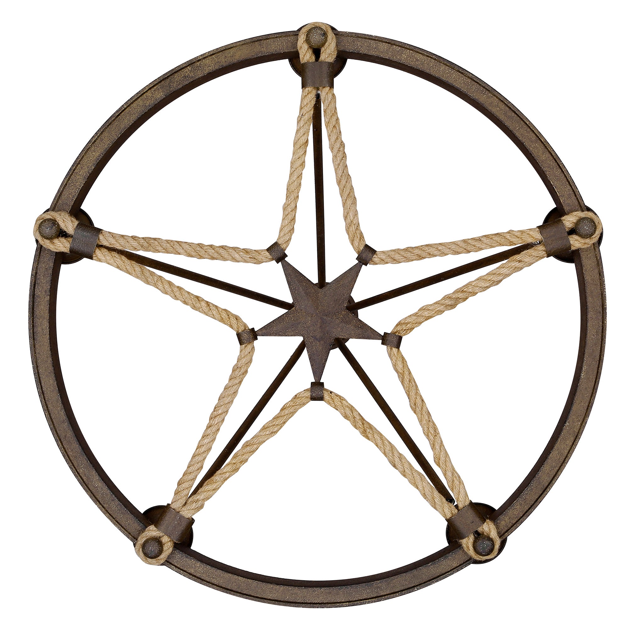 Stokes 5-light Chandelier in Dark Rust